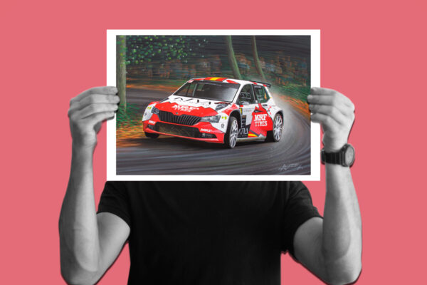 EfrenLlarena-Rally-Skoda-painting-adrianlopezlozano