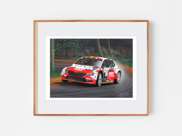 EfrenLlarena-Rally-Skoda-painting-adrianlopezlozano