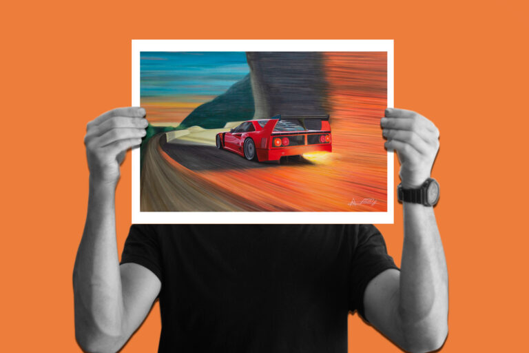 Lamina Ferrari F40 LM - Serie Limitada