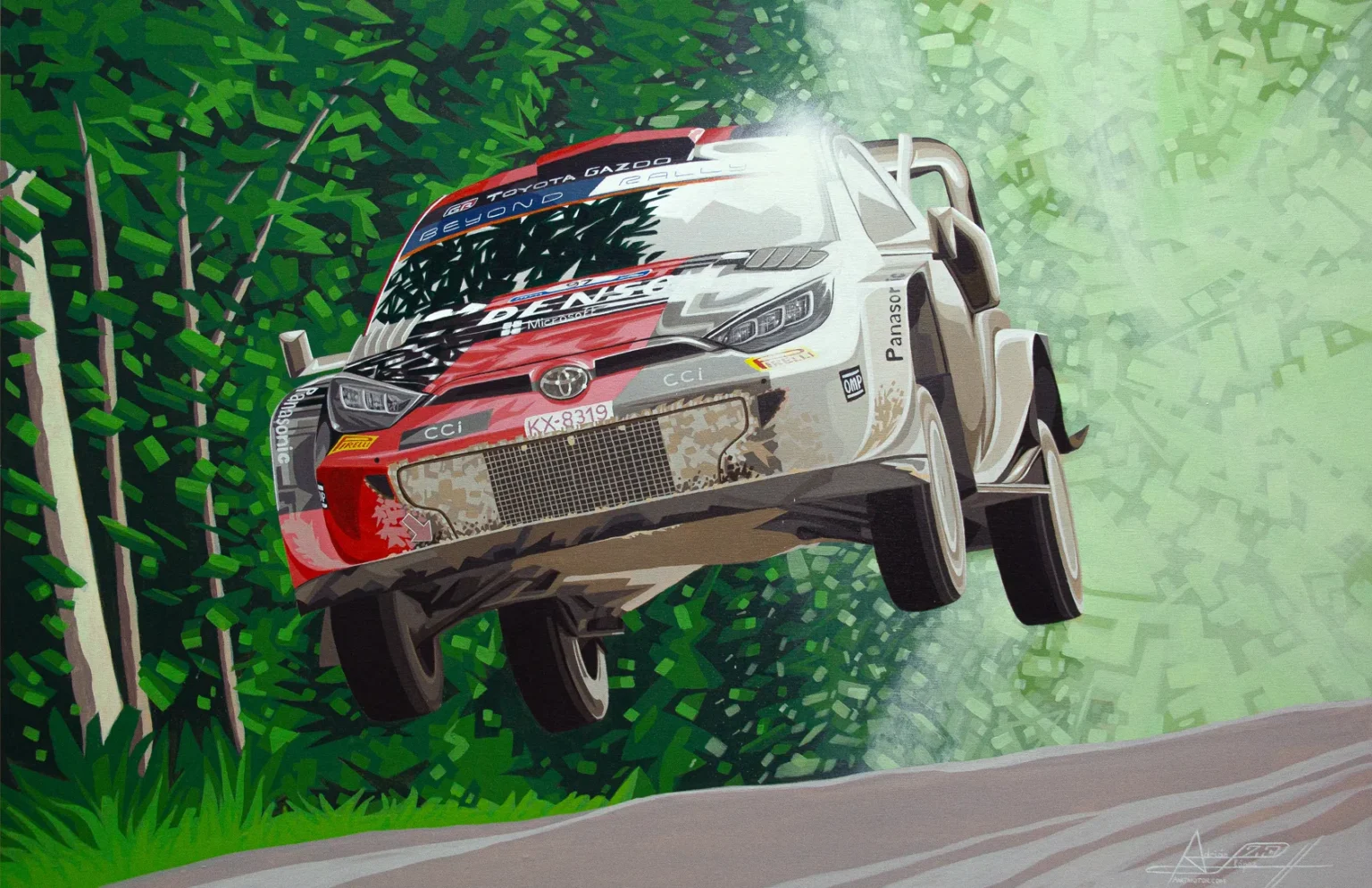 Galería obra de arte motorsport Toyota GR Yaris Rally 1